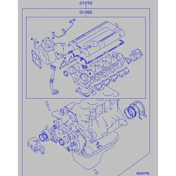 Mitsubishi Upper Engine Gasket Kit 1G Dsm 1