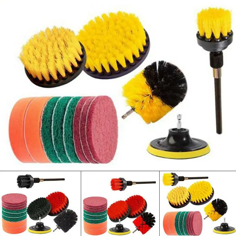 New 14-Piece Drill Brush Set – Power Scrubbing Cleaning Brushes For Drill Attachments 14Pdb 1