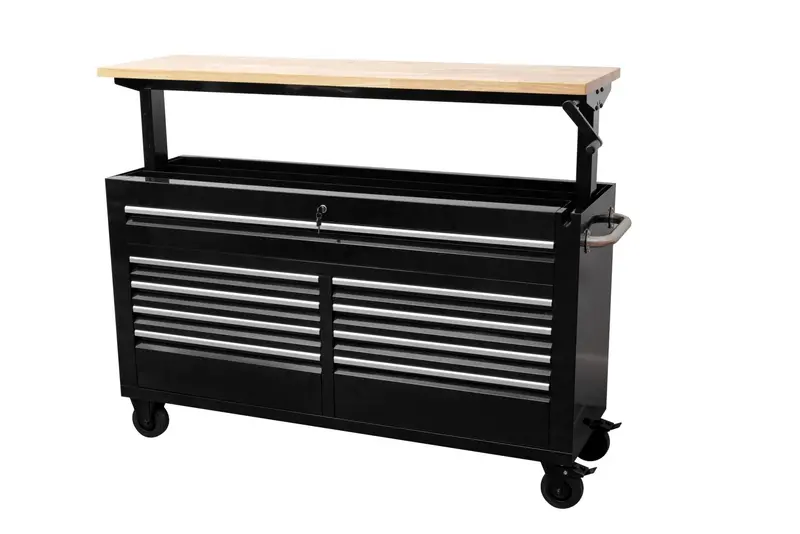New 60-Inch Siebel Adjustable Top 9-Drawer Tool Bench – Heavy-Duty Workstation With Storage 6010At 1