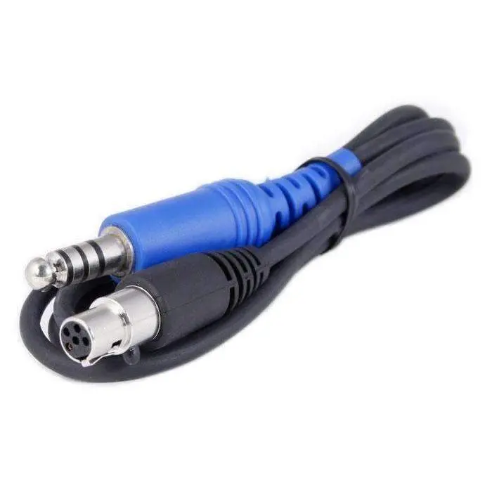Offroad Headsets Straight Cord Adapter Cable To Intercom 1