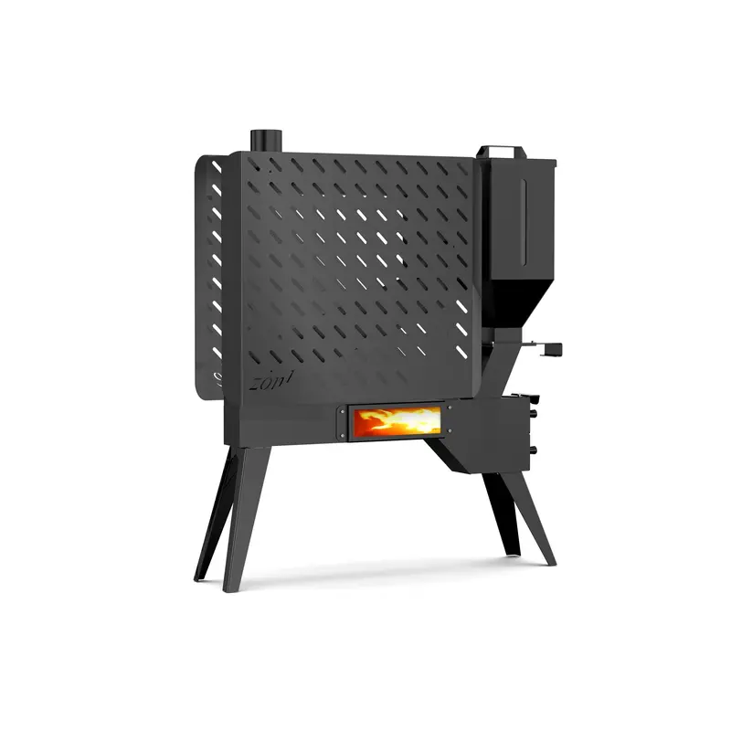 Outdoor Indoor Smokeless Pellet Heater – Modern Non-Electric Energy-Saving Wood Pellet Stove Km0501a 1