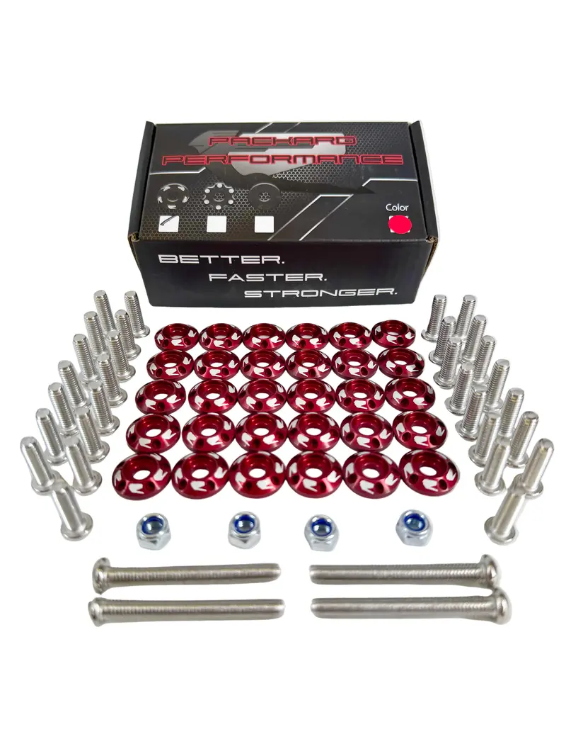 Packard Performance Billet Fender Washers V1 30Pcs 1