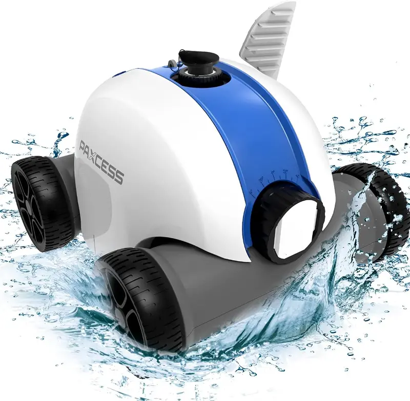 Paxcess Robotic Pool Cleaner – Automatic Wired Pool Vacuum With Dual Drive Motors Paxhj1008pool 1