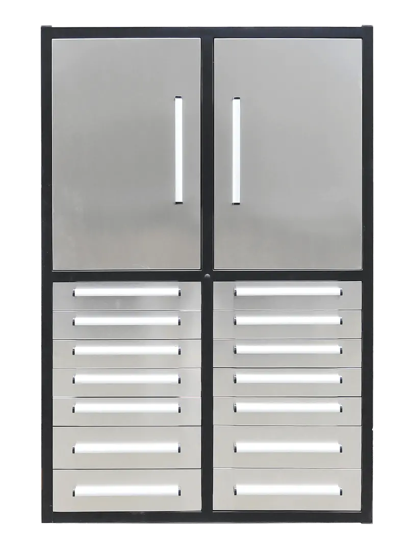 Professional 12-Drawer Garage Tool Cabinet Tool Bench – Heavy-Duty Steel Bench H4ft14d2 1