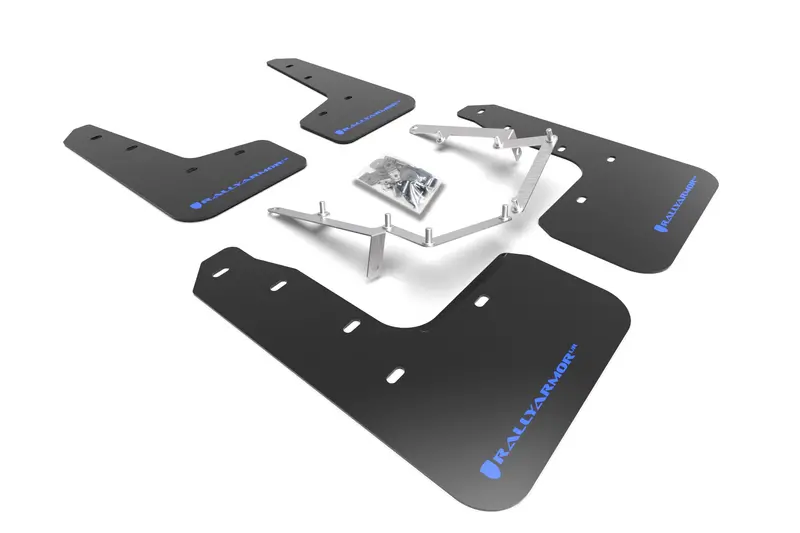 Rally Armor Black Mud Flap W/ Blue - Civic Hatchback 10Th Gen 1