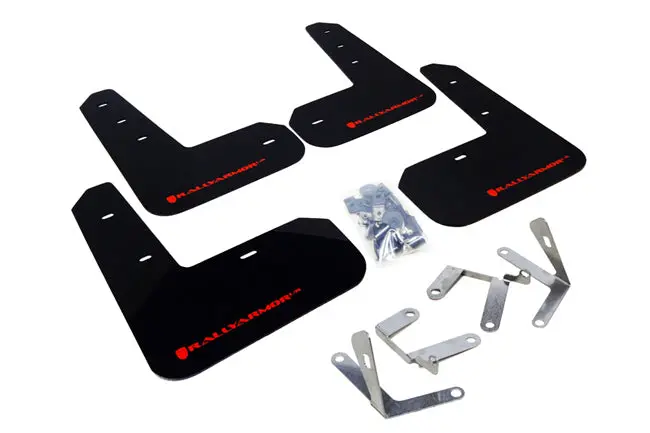 Rally Armor Black Mud Flap W/ Red Logo - Frs/Brz/86 1