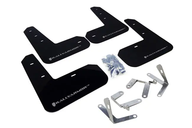 Rally Armor Black Mud Flap W/ Silver Logo - Frs/Brz/86 1