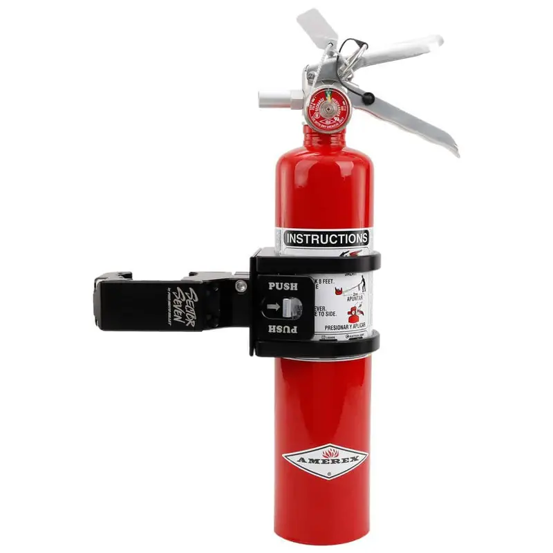 Sector Seven Quick Release Fire Extinguisher & Mount 1