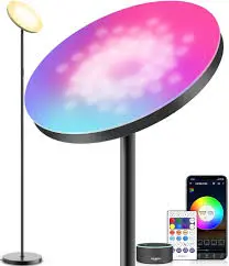 Smart Rgbic Led Floor Lamp – 57" Color-Changing Light With Alexa & Google Control – 250328 1
