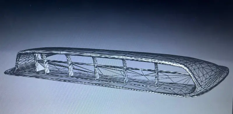 Subaru Impreza 2004 Bonnet Vent Scoop 1