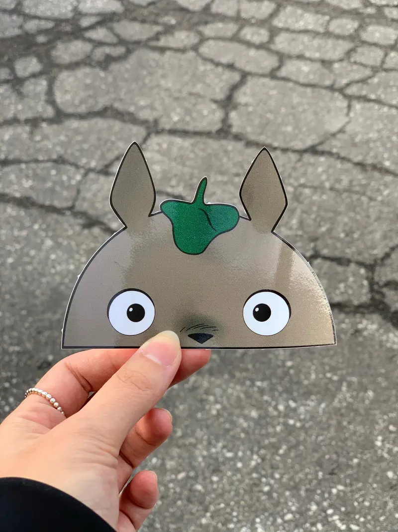 Totoro Peeker Sticker 1
