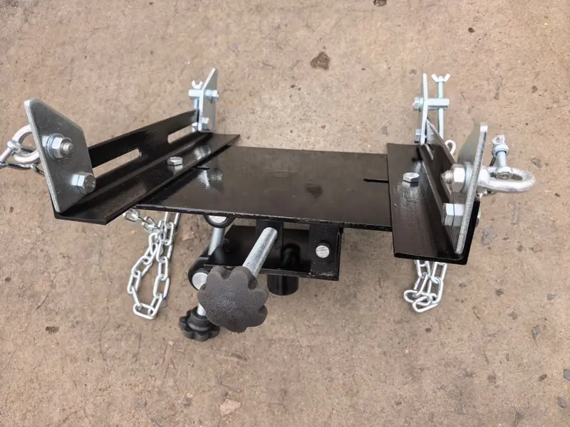 Transmission Jack Adaptor 1100 Lbs – Adjustable Tilt & Rotation For 30Mm Hydraulic Shaft Tja1100d 1