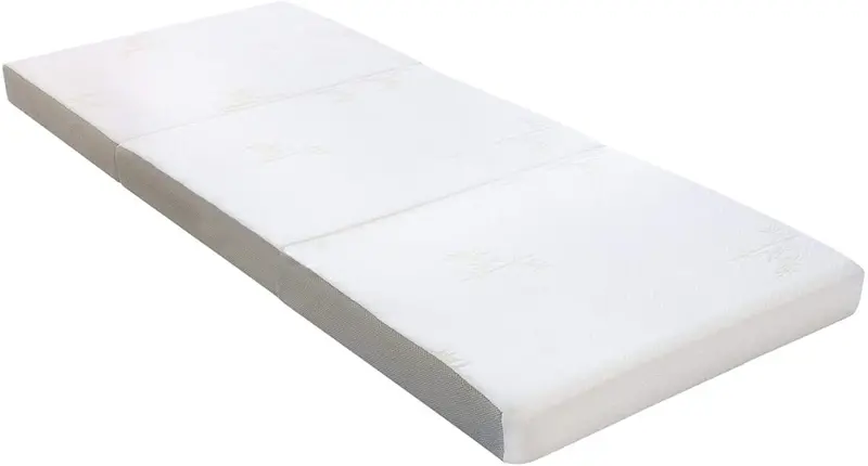 Tri-Folding Bamboo Mattress With Certipur Foam & Washable Cover — Twin Xl, Full, Queen Sizes 2