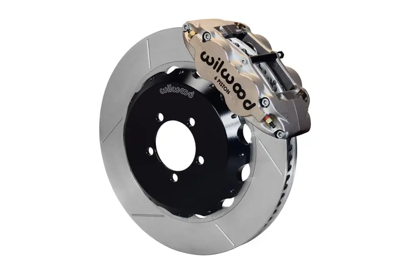 Wilwood Fnsl6r Front Slotted Big Brake Kit (Nickel) - Subaru Sti Va 1