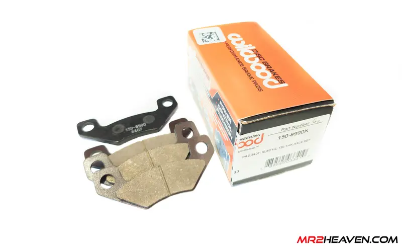 Wilwood Parking Brake (Ebrake) Caliper Brake Pad Set (Good For 2 Calipers) - 150-8990K 1