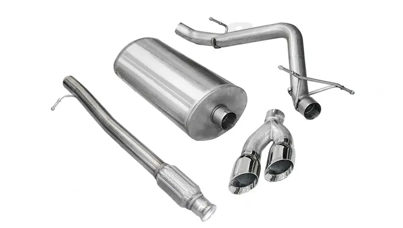 Corsa Performance 14925 Cat-Back Exhaust – 3" Stainless System With 4" Polished Tips For 2010–2013 Silverado/Sierra 1500 V8 1