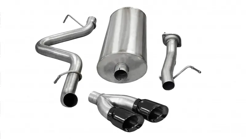 Corsa Performance Cat-Back Exhaust System – 3" Single-Side Exit With Dual 4" Black Pvd Tips (14896Blk) 1