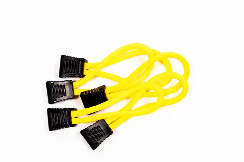 Fishbone Off-Road Paracord Zipper Pull Kit – 5-Piece Yellow Set 1