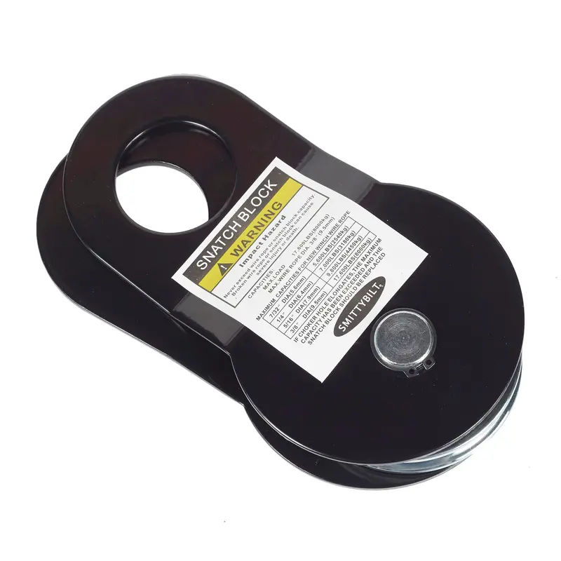Smittybilt 2744 Heavy-Duty Snatch Block – 17,600 Lb Capacity 1